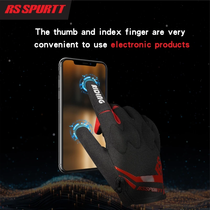 Upgraded Summer Men Women Moto - Motorcycle Gear Gloves recension och pris
