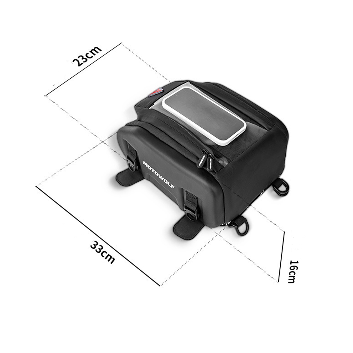 Motorcycle Tank Bag Waterproof - Magnetic Tank Bag recension och pris