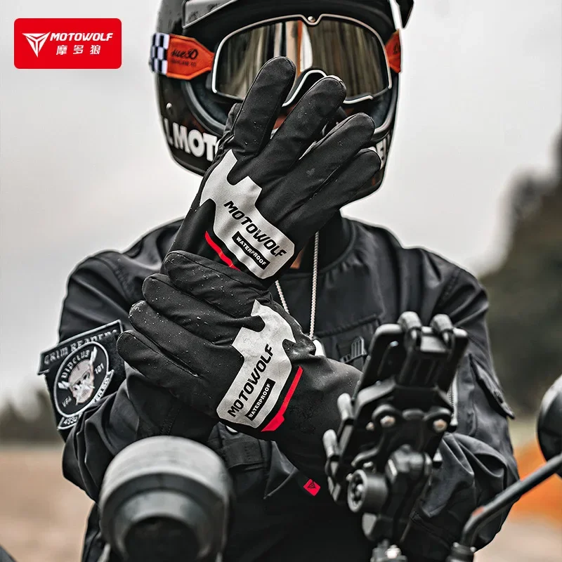 Autumn Winter Motorcycle Ridin - Motorcycle Gear Gloves recension och pris