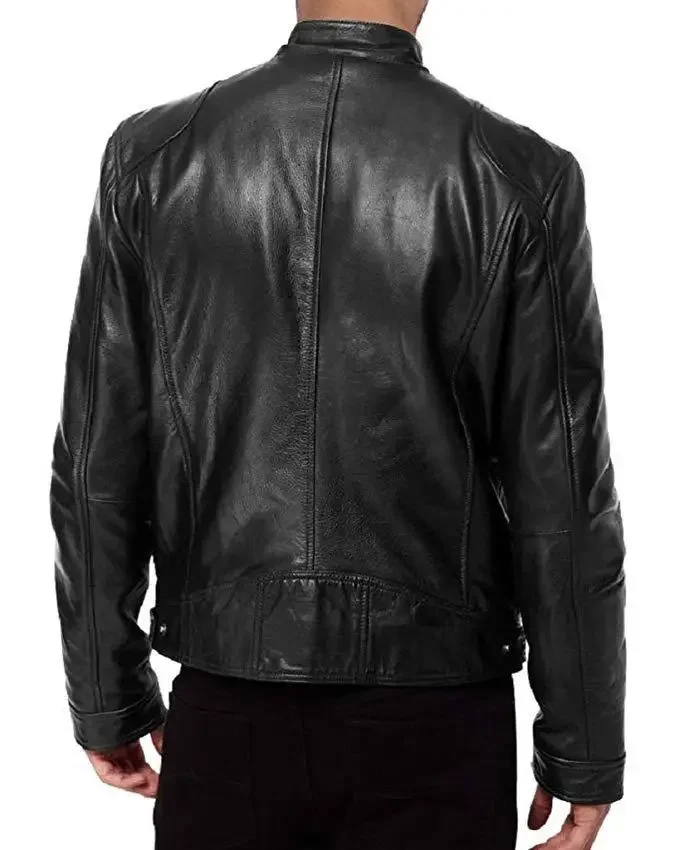 Mens Motorcycle Leather Jacket - Riding Jacket Leather recension och pris