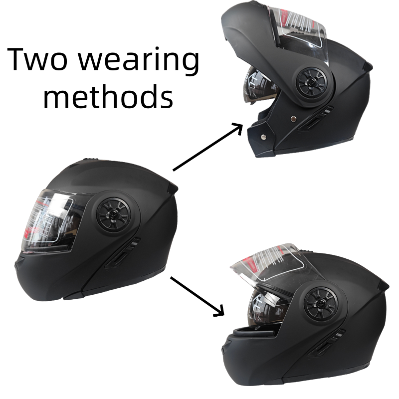 Flip Up Motorcycle Helmet with - Motorcycle Gear Gloves recension och pris