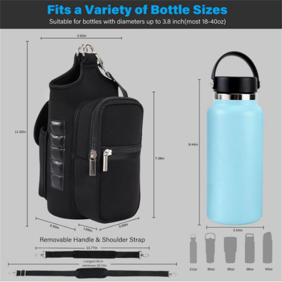 Fitness sports magnet water bo - Magnetic Tank Bag recension och pris