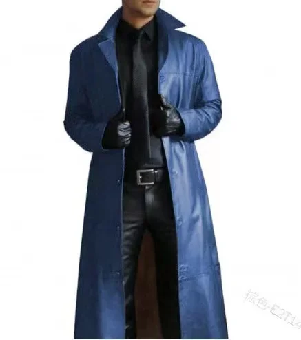 PU Leather Coat Men Jacket Spr - Riding Jacket Leather recension och pris