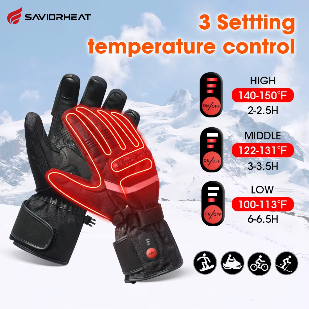 Savior Heat 100% Waterproof Mo - Motorcycle Gear Gloves recension och pris