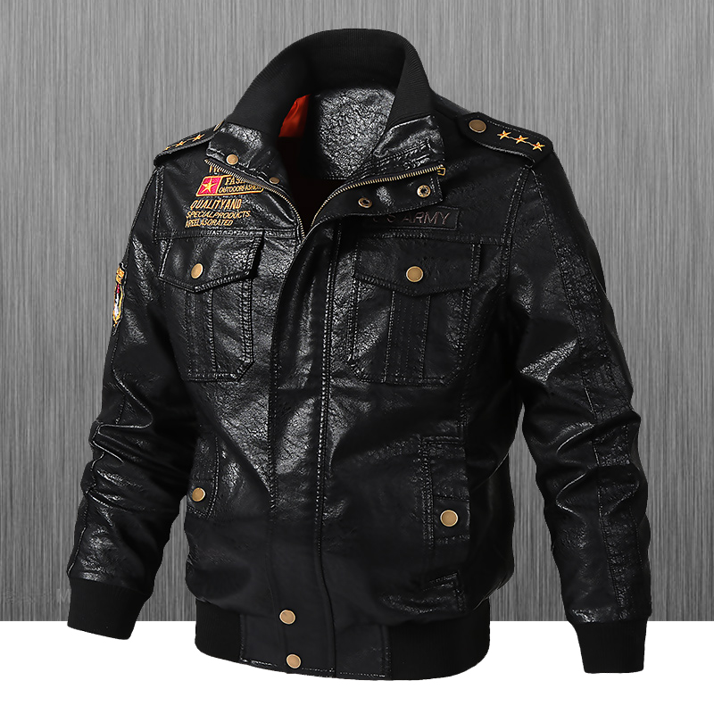 Slim Fit Biker Leather Jacket  - Riding Jacket Leather recension och pris