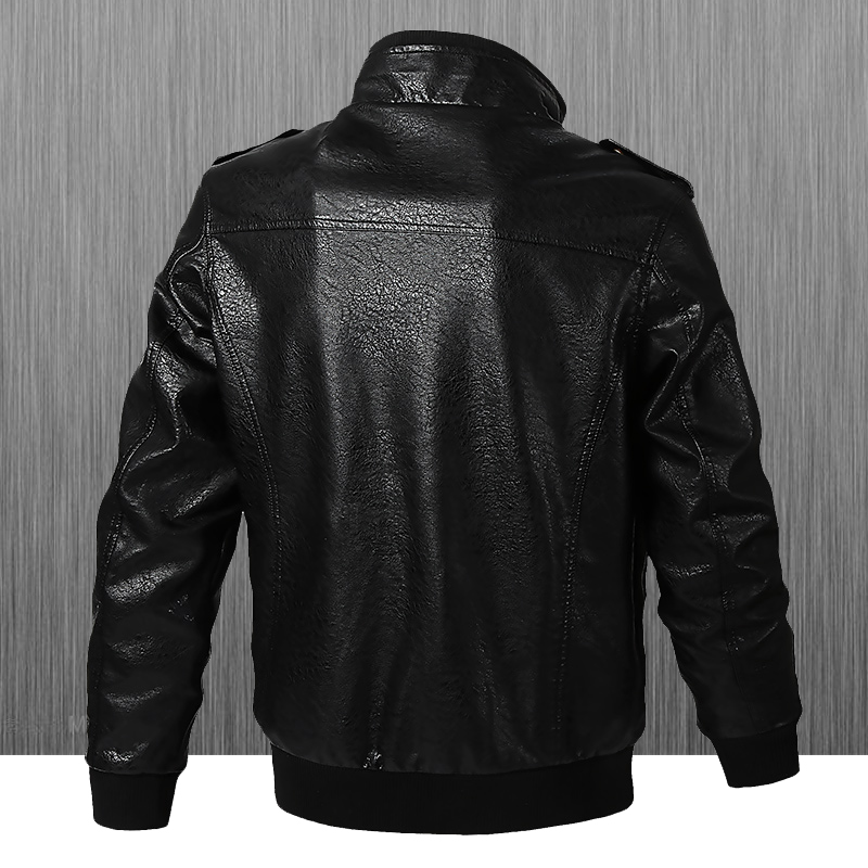 Slim Fit Biker Leather Jacket  - Riding Jacket Leather recension och pris