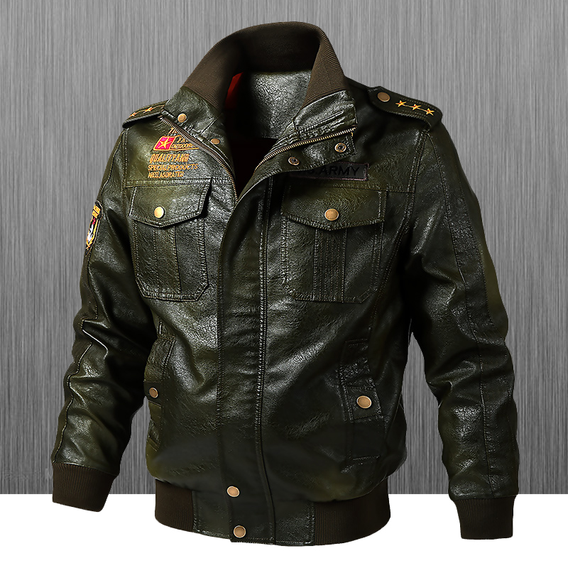 Slim Fit Biker Leather Jacket  - Riding Jacket Leather recension och pris