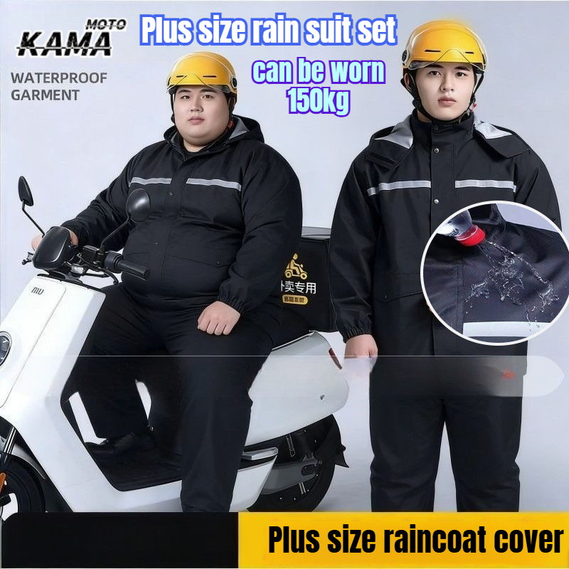 9XL Fat Man Reflective Waterpr - Motorcycle Gear Rain recension och pris