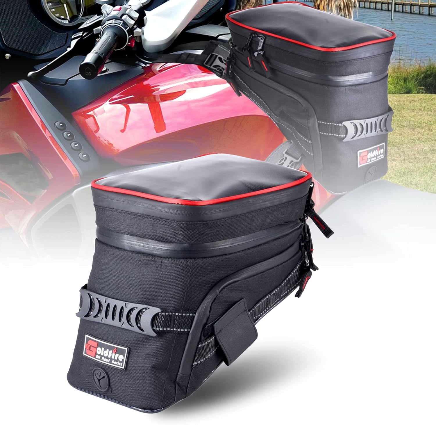 New Universal Motorcycle Tank  - Magnetic Tank Bag recension och pris