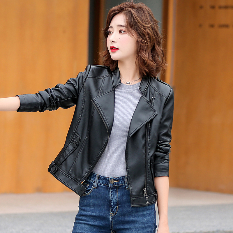 M-5XL New Women Leather Jacket - Riding Jacket Leather recension och pris