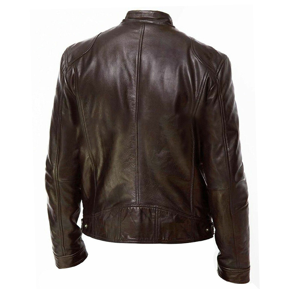 PU Leather Motorcycle Jacket M - Riding Jacket Leather recension och pris
